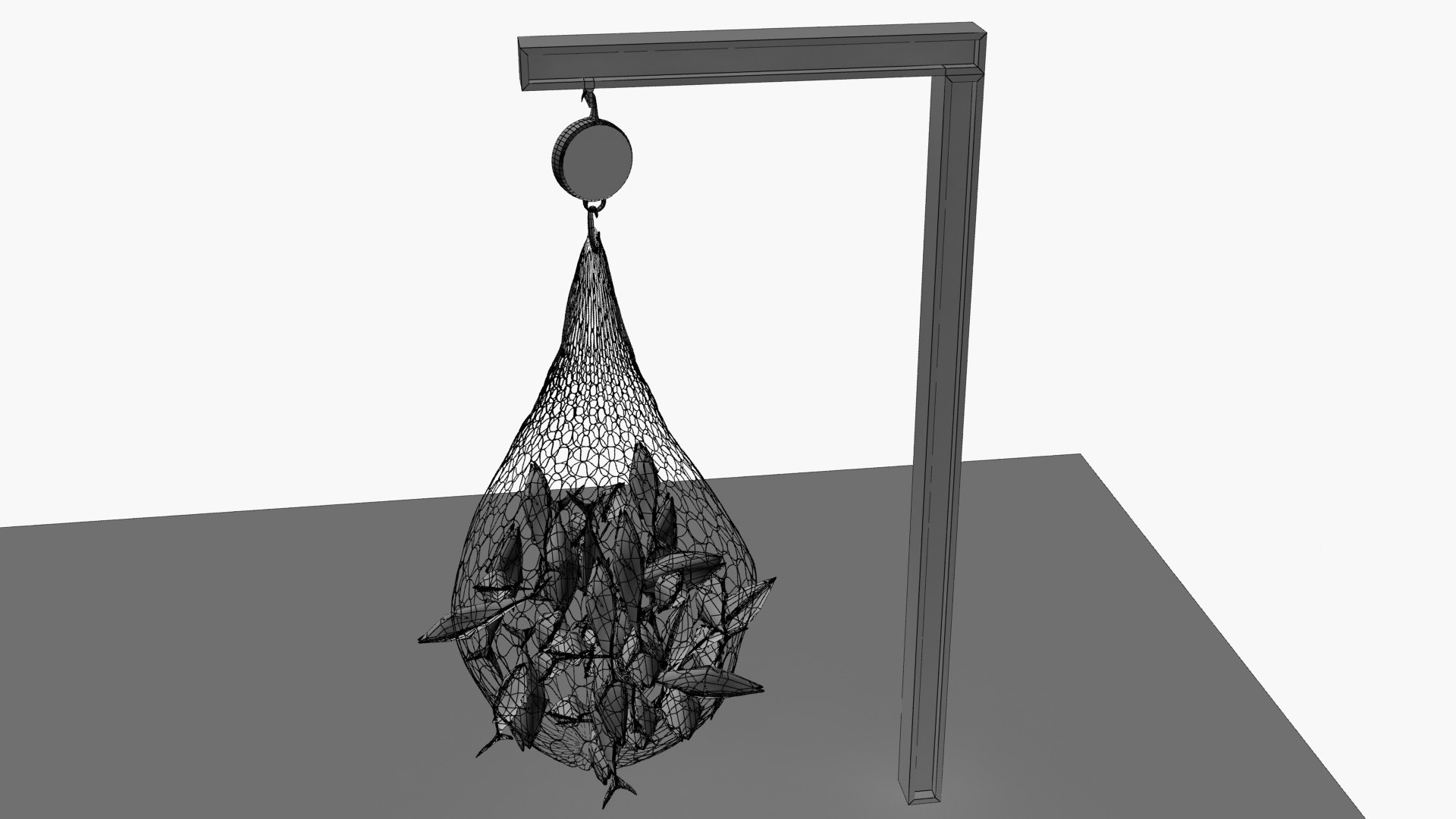 3D Fish net - TurboSquid 1831557