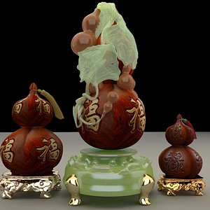 chinese gourd 3D model
