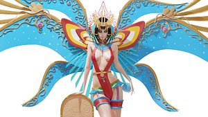 3D model The great god Isis-Lilian