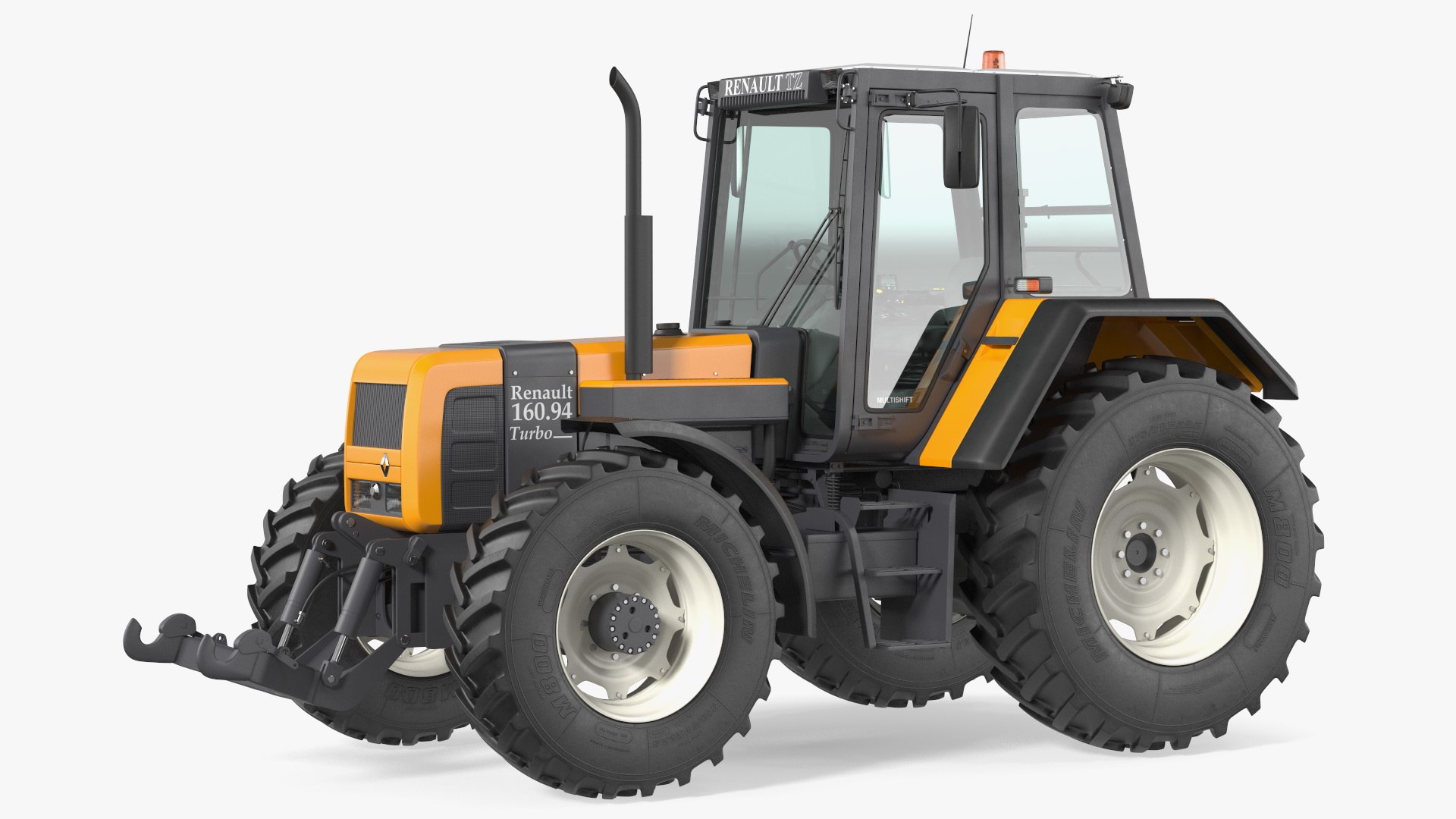 Renault 160-94 Wheel Tractor Clean 3D model preview