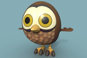 little owl 3D model