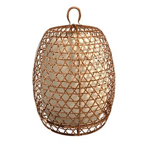 Alexander Lamont woven orb lantern large 3D model