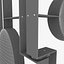 Holly Hunt AURORA FOLDING SCREEN by McCollin Bryan 3d model