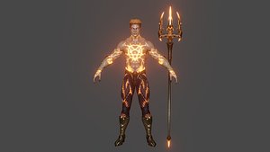 Daimon Hellstrom Low-poly