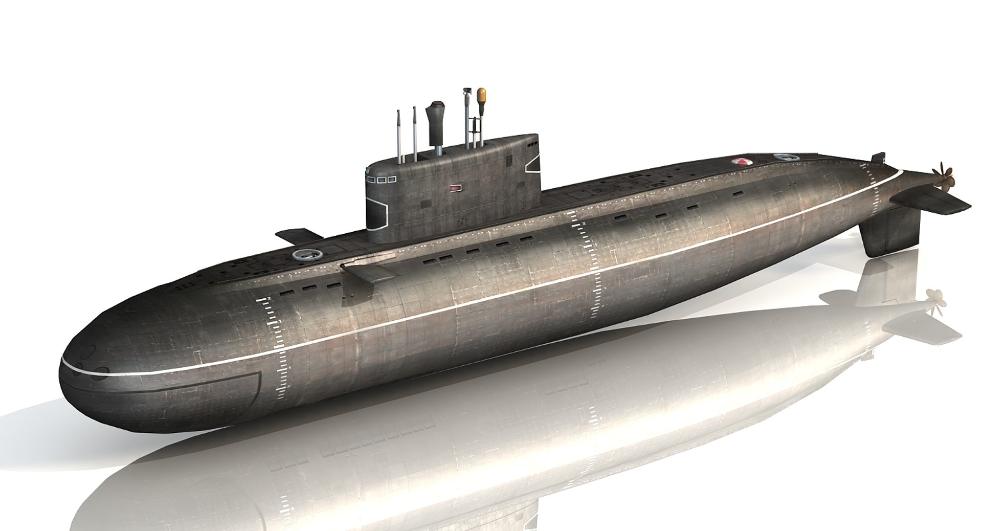 3D Russian Kilo Class Submarine Model - TurboSquid 1158261