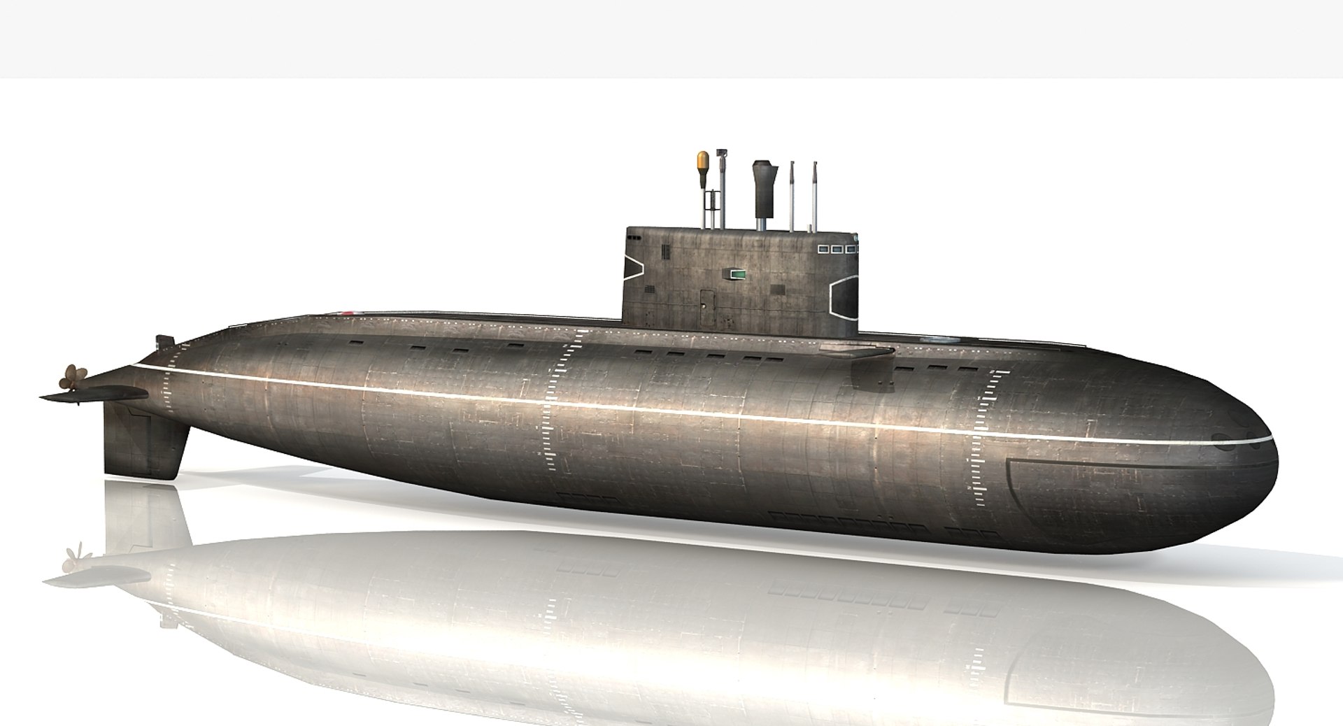 3D Russian Kilo Class Submarine Model - TurboSquid 1158261