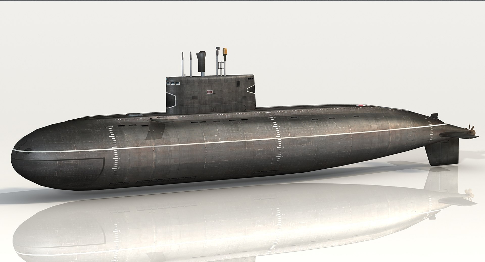 3D Russian Kilo Class Submarine Model - TurboSquid 1158261