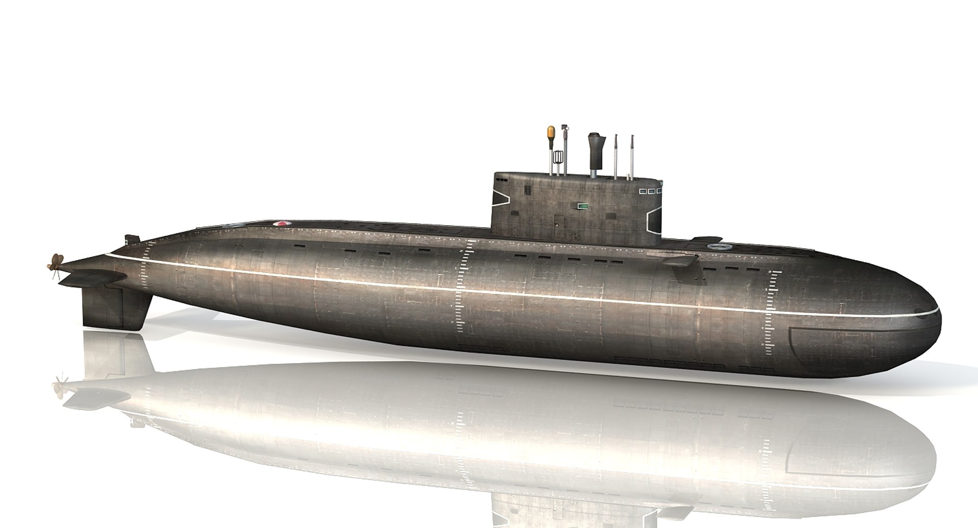 3D Russian Kilo Class Submarine Model - TurboSquid 1158261