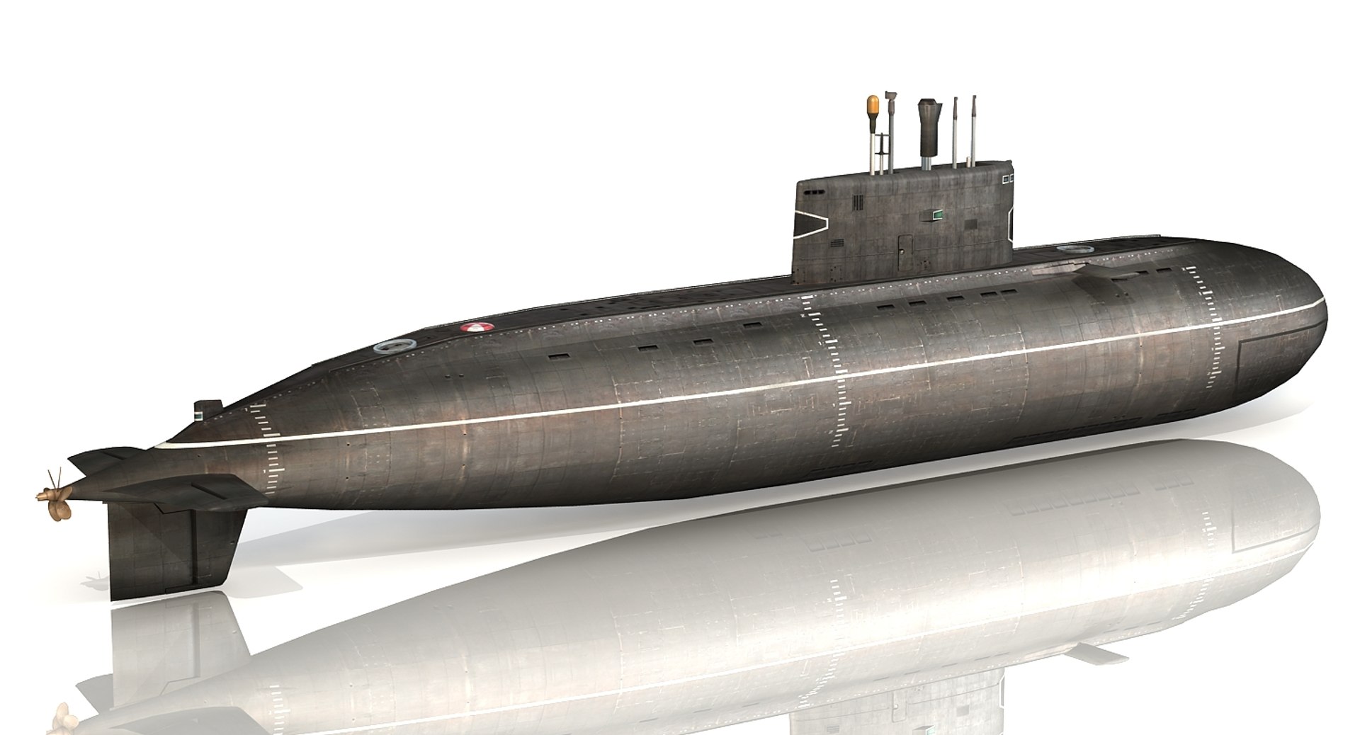 3D Russian Kilo Class Submarine Model - TurboSquid 1158261