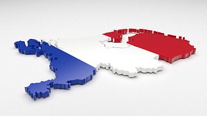 3d model netherlands flag