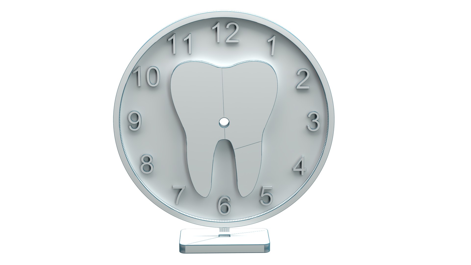 3D TOOTHCLOCK Model - TurboSquid 2286518