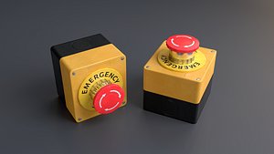 Emergency Button 3D model