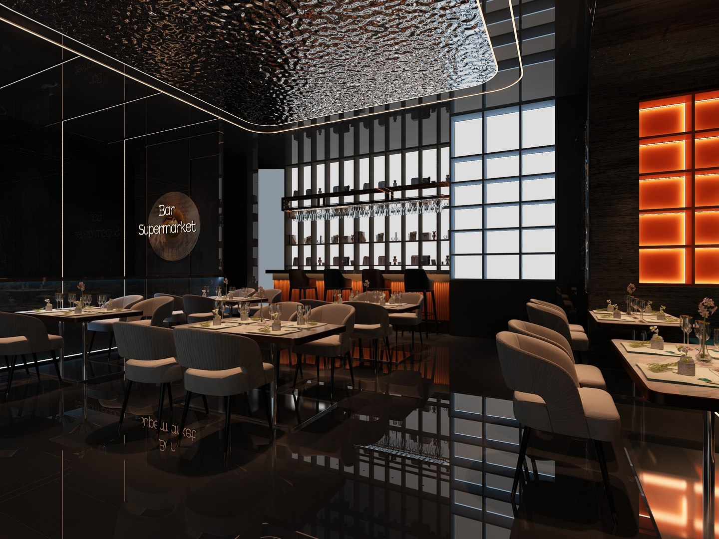 Bar Interior 3D Model - TurboSquid 2364857