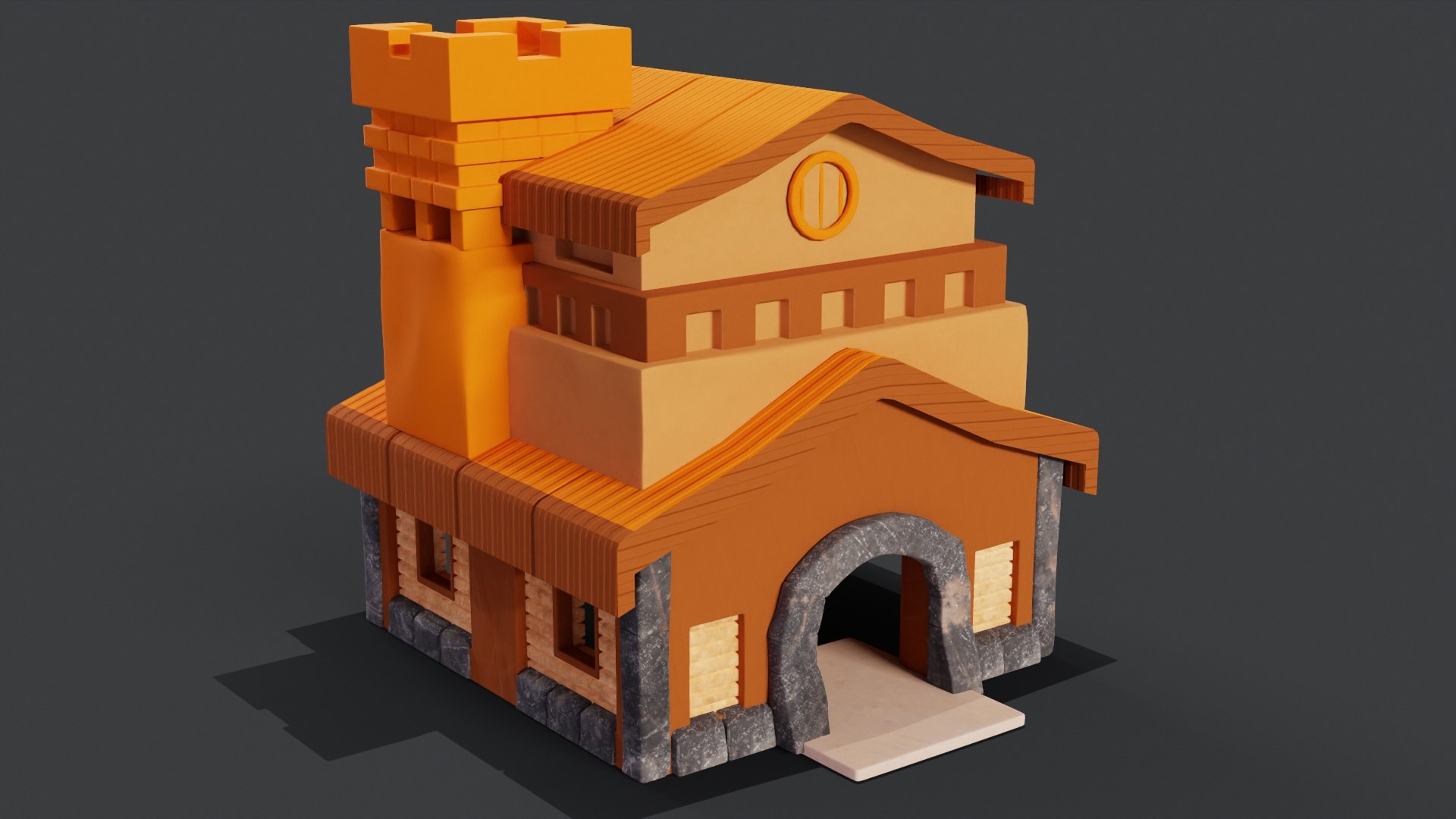 Town hall 3D TurboSquid 2182056