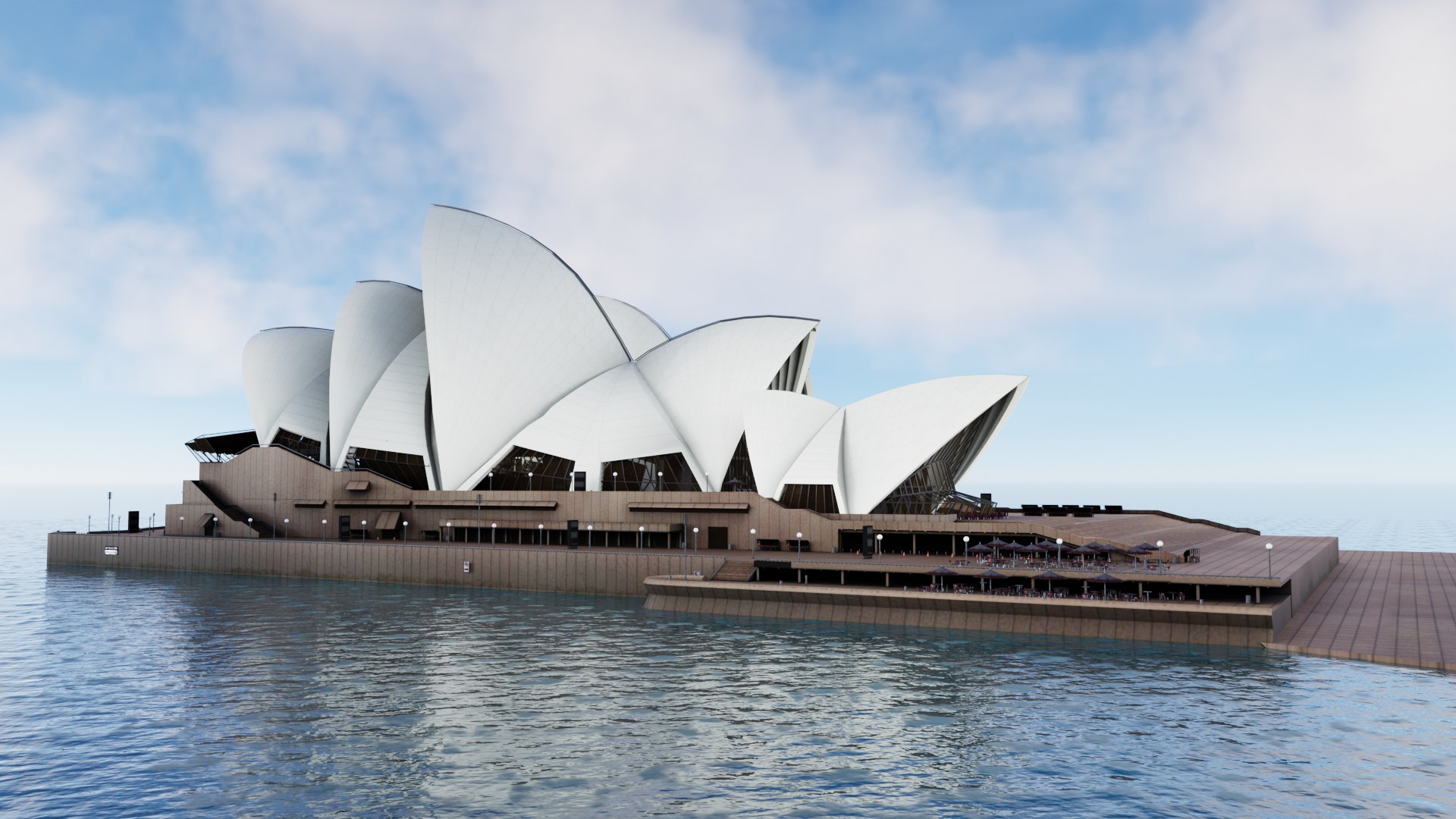 Sydney Opera House Ultra High Detail 4K PBR Textures 3D Model 3D Model ...