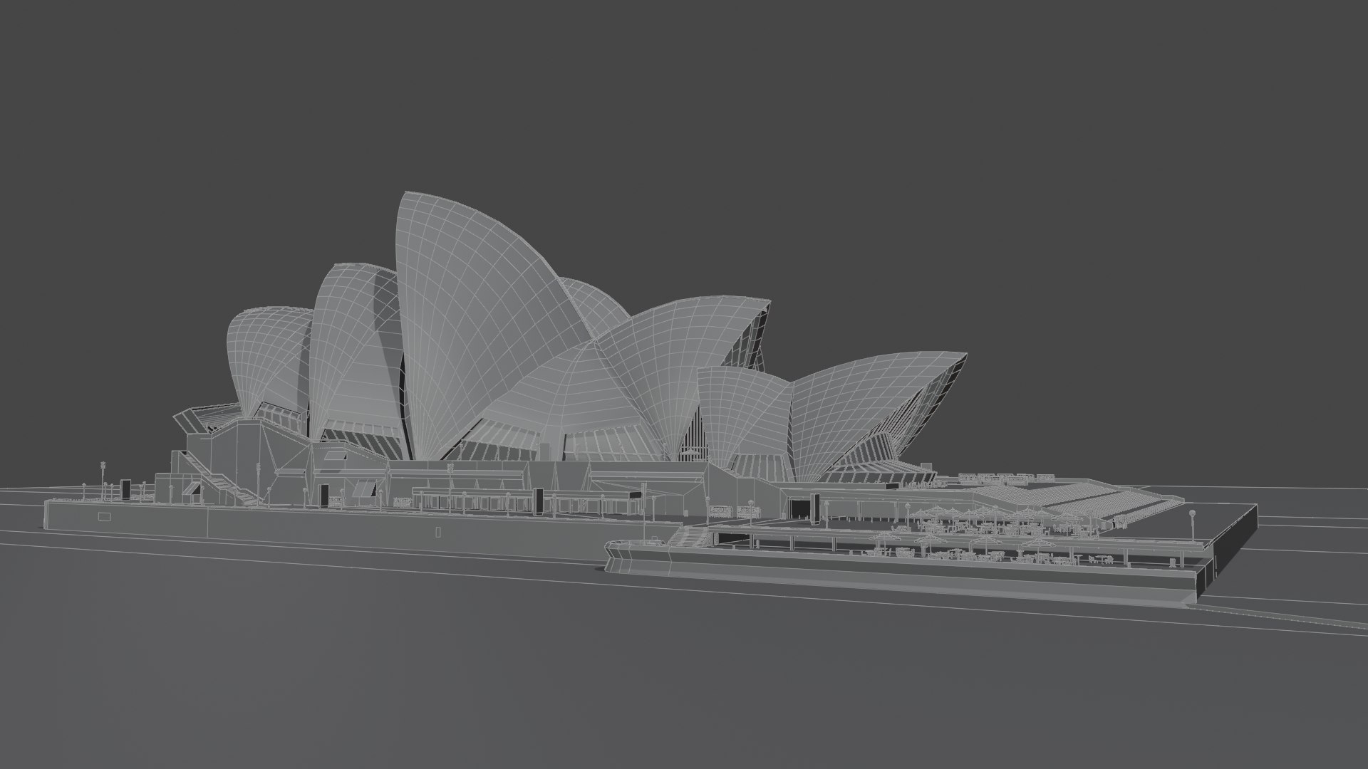 Sydney Opera House Ultra High Detail 4K PBR Textures 3D Model 3D Model ...