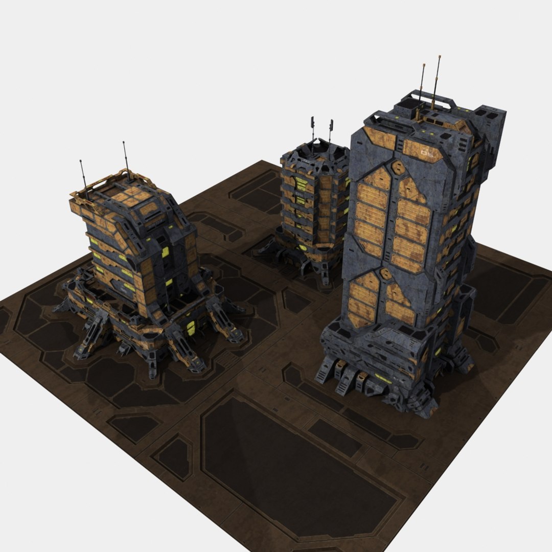 Starbase Building 3d Max