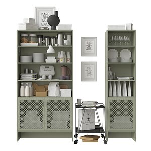 3D model Kitchen Set03