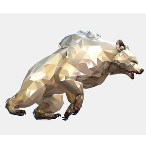 art white bear animation 3D