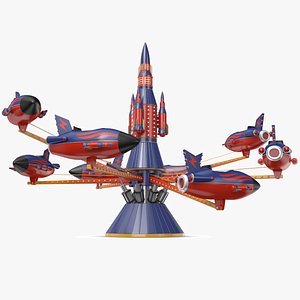 Rocket Carousel Theme park