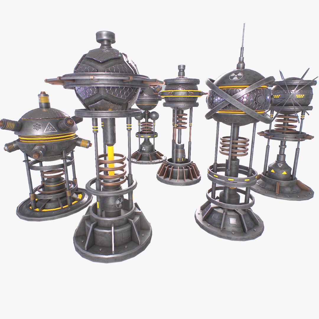 3D Nuclear Reactor Collection - TurboSquid 2425179