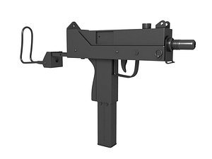 gun modeled 3ds