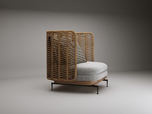 GLOSTER MISTRAL LOW BACK LOUNGE CHAIR