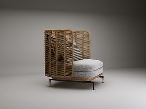 GLOSTER MISTRAL LOW BACK LOUNGE CHAIR