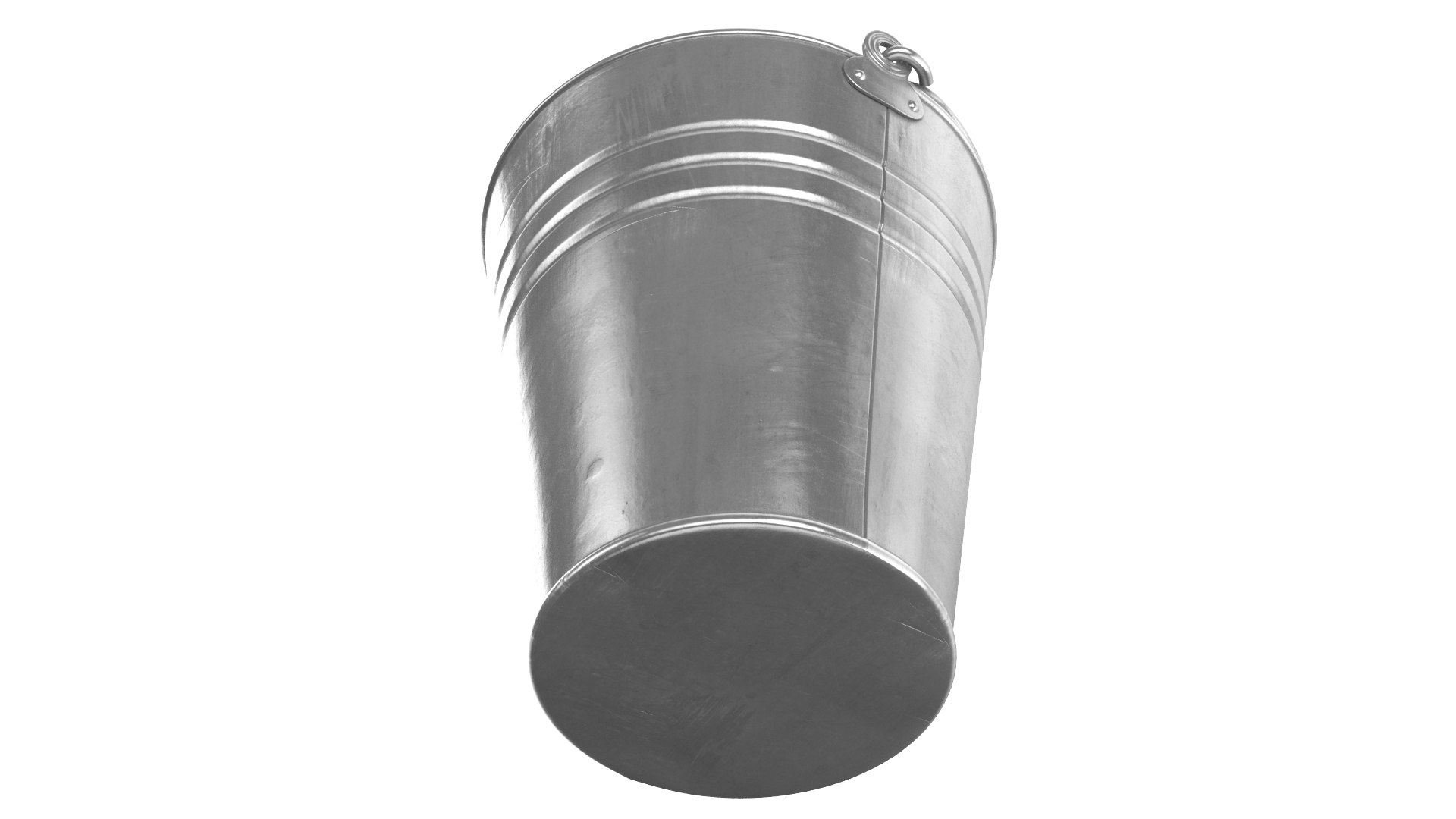 Real metal bucket 3D - TurboSquid 1622339