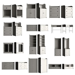 3D Ikea - Hauga Collection model