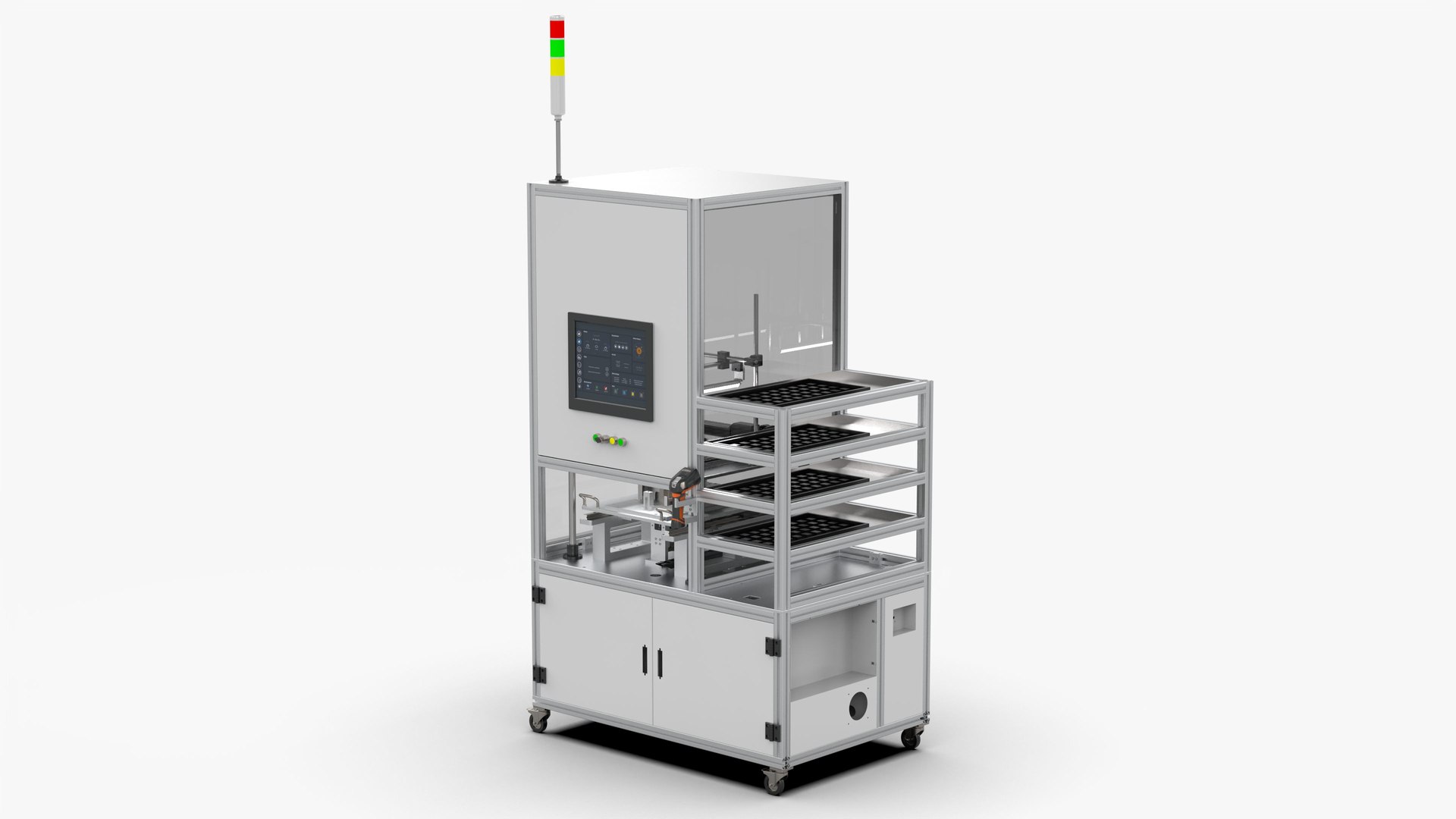 Automatic Electronic Product Visual Inspection Machine 3D model