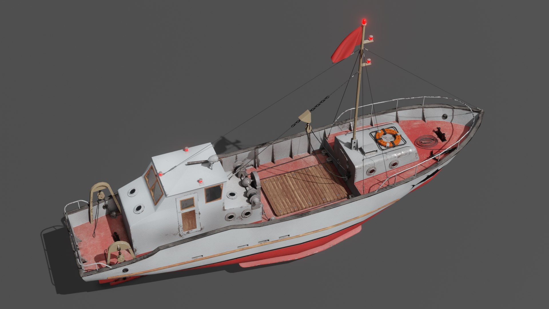 Fishing Boat 3D Model - TurboSquid 1572536