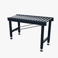 Inclined Gravity Roller Conveyor 1550x420mm Configuration 04