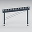 Inclined Gravity Roller Conveyor 1550x420mm Configuration 04