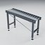 Inclined Gravity Roller Conveyor 1550x420mm Configuration 04