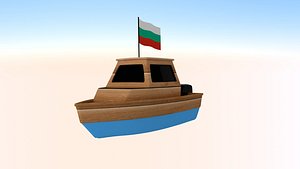 Bulgaria Fishing Boat 3D model