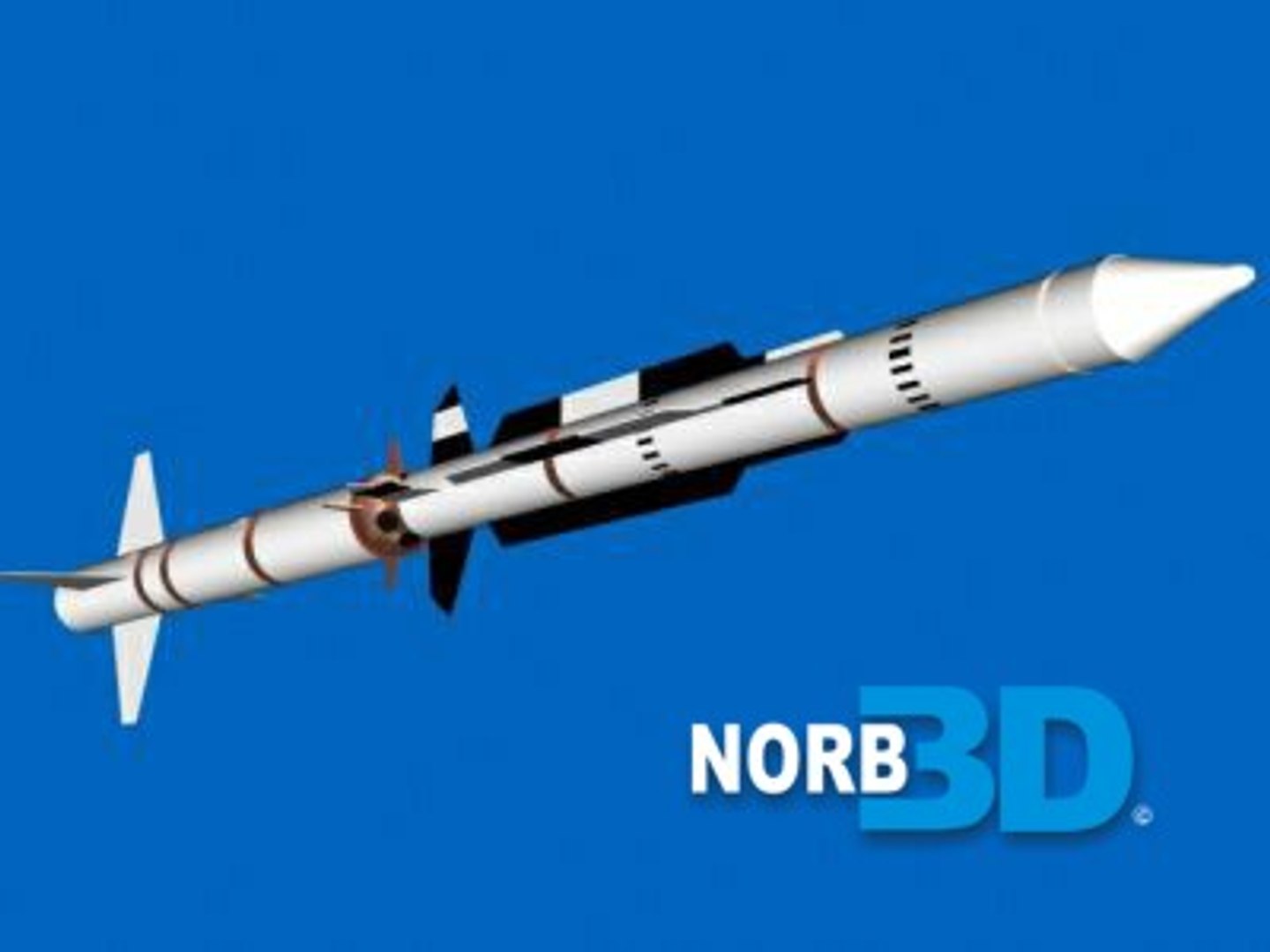 Free Standard Rim Missile 3d Model