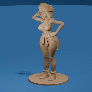 3D Sexy Cartoon Girl from the Northwest model