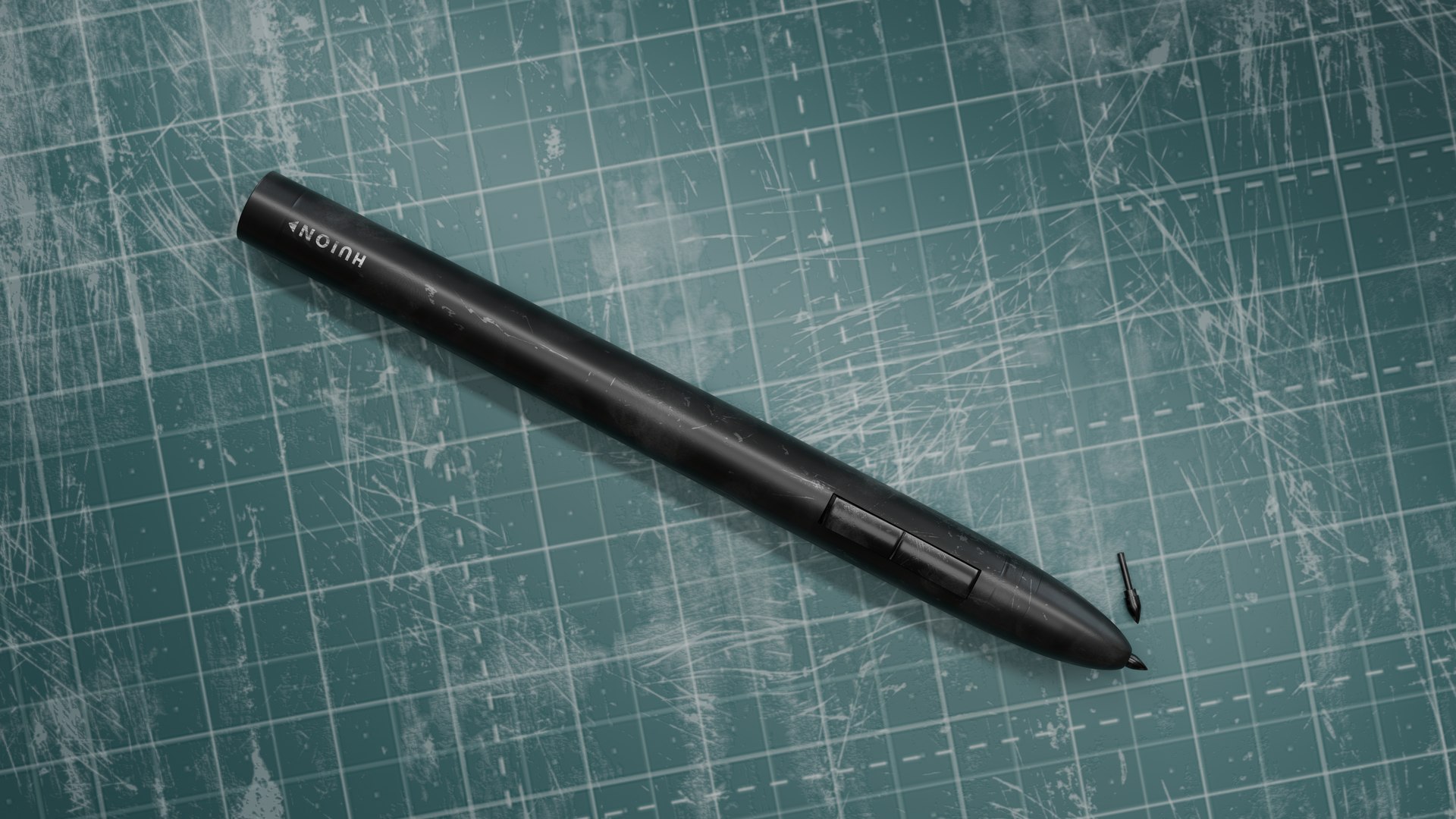 Huion Pen 3D Model - TurboSquid 2210150