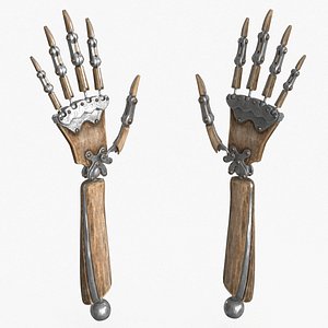 Steampunk  Mechanical Robot Hand