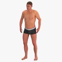 Male Human Body Idle Pose