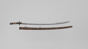 Eighteen weapons - sword-Yuan dynasty sword 3D model