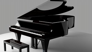 High Poly Piano