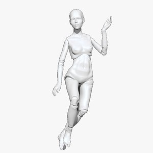 ball jointed doll 3d for printing