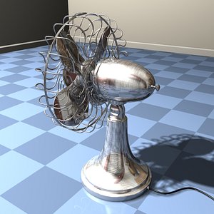 retro fan 3d max