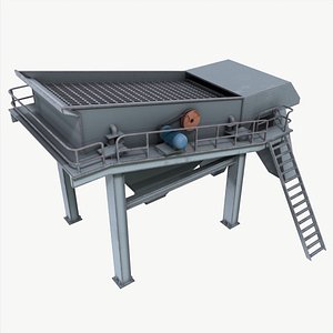 Industrial Vibrating Screen 3D model