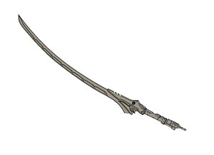 3D overwatch genji blackwatch sword model