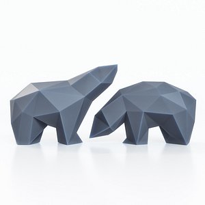 bears figures 3D model