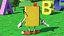 Pose De Pie De Personaje De Libro Amarillo De Toon