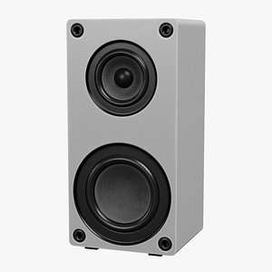 3D Tower Speaker 03 model
